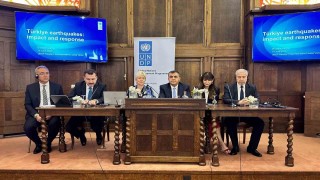 Depremde Gaziantepe yapılan çalışmalar Bürükselde anlatıldı