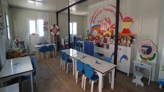 Depremzede çocuklara yeni oyun alanı