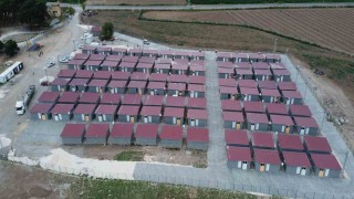 Depremzedelerin briket ev mutluluğu