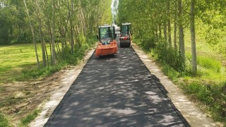 Dereköy Köyüne 3 bin 200 metrelik asfalt yol yapıldı