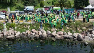 Derincede çevre temizliği etkinliği