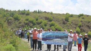 Doğa harikası Nemrutta sağlıklı beslenme ve hareketli yaşama dikkat çektiler
