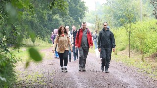 Doğa tutkunları Karaabdülbakide yürüdü