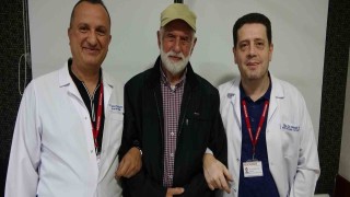 Düşe kalka geldiği hastaneden yürüyerek çıktı