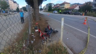 Elektrikli bisiklet ile motosiklet çarpıştı: 4 yaralı