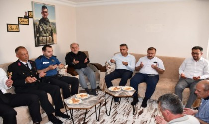 Emette şehit aileleri ve gaziler ziyaret edildi
