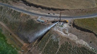 Ercişte 750 metrede jeotermal su bulundu