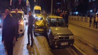 Ezinede zincirleme trafik kazası