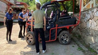 Freni tutmayan ATV kazaya sebep oldu: 4 kişi yaralandı