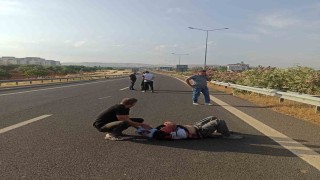 Gaziantepte motosiklet kazası: 1 ağır yaralı