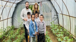 Gedizli öğrenciler minik yürekler tarım atölyesinde tarım yapmayı öğreniyorlar