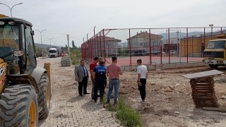 Gölpazarında devam eden çalışmaları inceledi