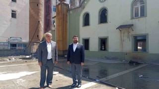 Hacı Sait Camiinin yıkım çalışmalarına başlandı