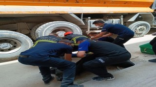 Hafriyat kamyonunun çarptığı şahıs öldü