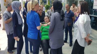 Hasta yakını tarafından darp edilen temizlik görevlisi şikayetçi oldu