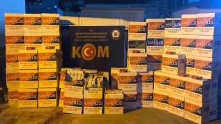 Hatayda 750 bin adet kaçak makaron ele geçirildi