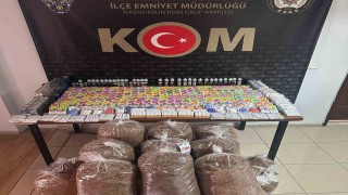 Hatayda gümrük kaçağı tütün operasyonu