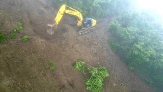 Heyelan bölgelerinde yoğun çalışma