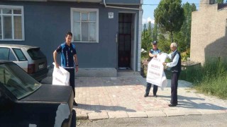 Hisarcık Belediyesi 4 bin kurban atık poşeti dağıttı