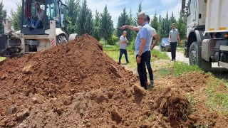 Hisarcık Esire Termal Turizm Merkezinde aile banyolarının yapımına başlandı