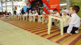 Hisarcıkta 4-6 yaş Kuran kursu öğrencilerinin yılsonu bitirme programı