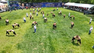 Hünkar Çayırı Yağlı Güreşleri başladı