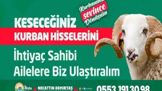 İlkadımdan “Kurbanınız sevince dönüşsün” kampanyası