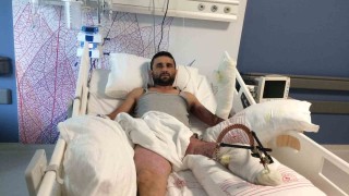 İş kazasında ayağını kaybeden baba: Çocuklarımın okumasını istiyorum