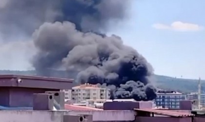 İzmirde çocuk parkında yangın paniği