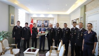 Jandarma Teşkilatından Vali Aktaşa ziyaret