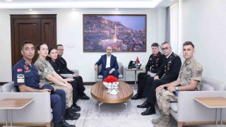 Jandarma Teşkilatından Vali Demirtaşa 184. kuruluş yıl dönümü ziyareti