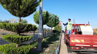 Kahta Belediye ilaçlama çalışmalarını yoğunlaştırdı
