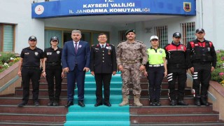 Karabörkten İl Jandarma Komutanlığına ziyaret