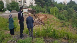 Karabükte heyelan vatandaşları tedirgin etti