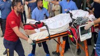 Kavgada göğsünden bıçaklandı, hava ambulansı ile Konyaya sevk edildi