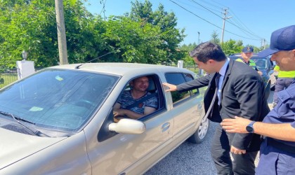 Kaymakam Çelik yol denetiminde