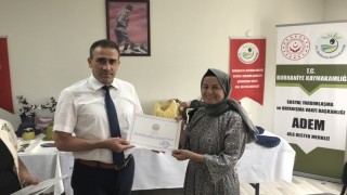 Kaymakam Memiş, sertifika törenine katıldı