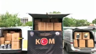 Kayseride 2 ton 760 kilo sahte bandrollü tütün ele geçirildi