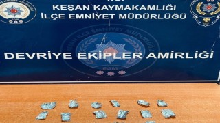Keşanda üzerine uyuşturucuyla yakalanan şüpheli tutuklandı