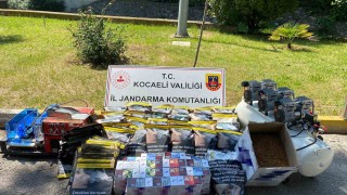 Kocaelide operasyon: 11 bin 680 bandrolsüz makaron ele geçirildi