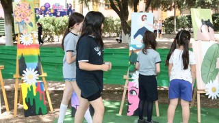 Kolej öğrencilerinden resim sergisi