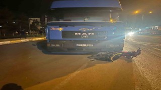 Konyada tır motosiklete çarptı: 1 yaralı