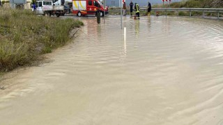 Kuluda şiddetli yağmur su taşkınlarına neden oldu