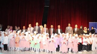 Kuran kursu öğrencileri için mezuniyet töreni düzenlendi