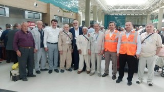 Kütahyada 186 kişilik hacı adayı kutsal topraklara uğurlandı