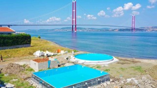 Lapsekide Aqua Park projesinin çalışmaları sürüyor
