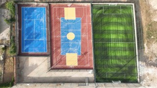 Mardinde yarım bırakılan spor alanları tamamlandı