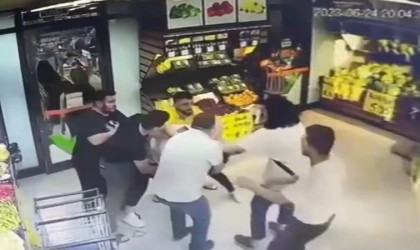 Markette ilginç kavga