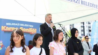 Melikgazinin Karne Şenliğinde çocuklar doyasıya eğlendi