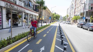 Mersinde 125 kilometre bisiklet yolu yapıldı